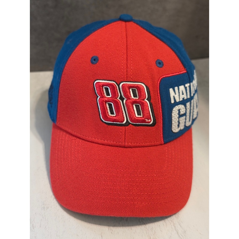 Chase Authentics Dale Earnhardt Jr 88 National Guard NASCAR Hat Red Blue L/XL